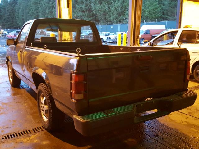 1B7FL26PXTS589780 - 1996 DODGE DAKOTA GREEN photo 3