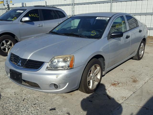 4A3AB26F28E025399 - 2008 MITSUBISHI GALANT DE SILVER photo 2