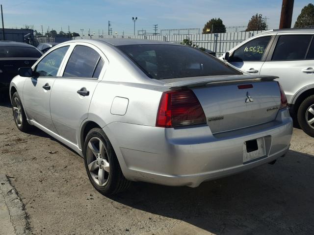 4A3AB26F28E025399 - 2008 MITSUBISHI GALANT DE SILVER photo 3