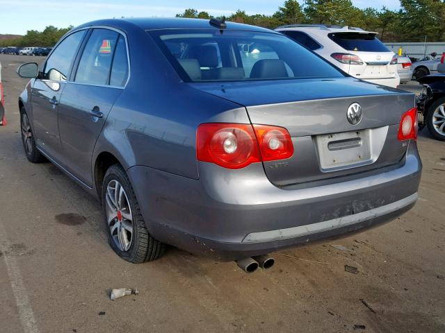 3VWSG71K56M798902 - 2006 VOLKSWAGEN JETTA 2.5 GRAY photo 3