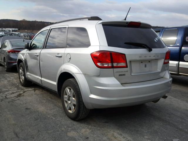 3D4PG4FB0BT555887 - 2011 DODGE JOURNEY EX SILVER photo 3