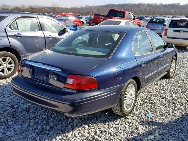 1MEFM50U81A604730 - 2001 MERCURY SABLE GS BLUE photo 4