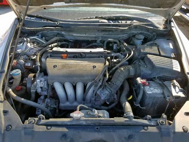 1HGCM56475A018846 - 2005 HONDA ACCORD LX GRAY photo 7