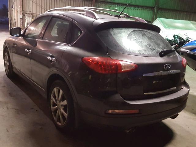 JNKAJ09FX8M362235 - 2008 INFINITI EX35 BASE BURGUNDY photo 3