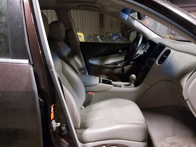 JNKAJ09FX8M362235 - 2008 INFINITI EX35 BASE BURGUNDY photo 5