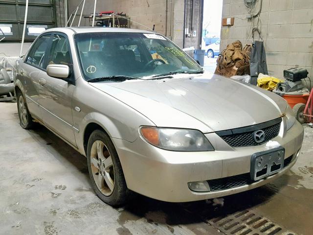 JM1BJ225621603560 - 2002 MAZDA PROTEGE DX TAN photo 1