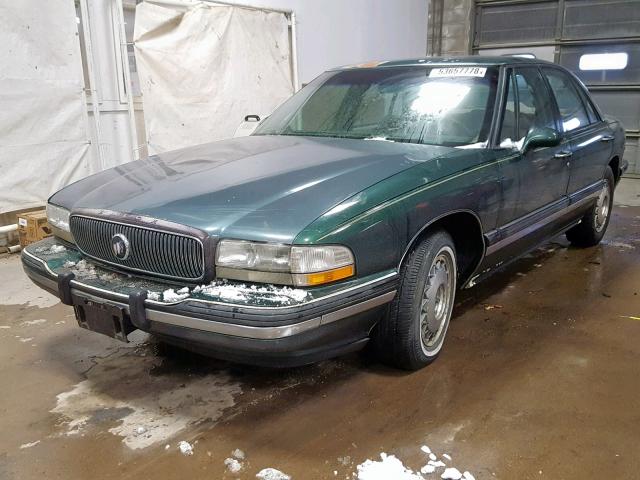 1G4HR53L4PH459423 - 1993 BUICK LESABRE LI GREEN photo 2