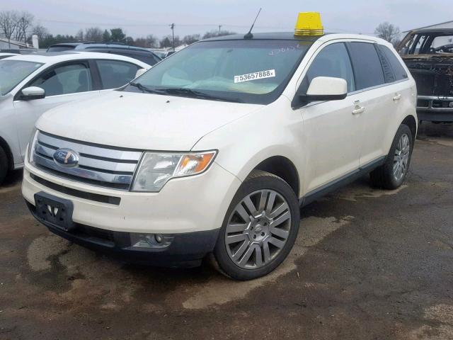 2FMDK49C18BB37759 - 2008 FORD EDGE LIMIT WHITE photo 2