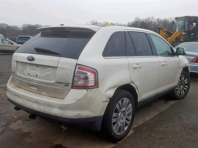 2FMDK49C18BB37759 - 2008 FORD EDGE LIMIT WHITE photo 4