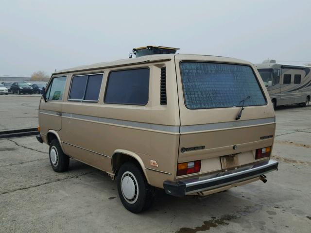 WV2YB0257GH045326 - 1986 VOLKSWAGEN VANAGON BU GOLD photo 3