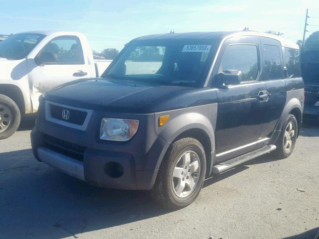 5J6YH28694L015028 - 2004 HONDA ELEMENT EX BLACK photo 2