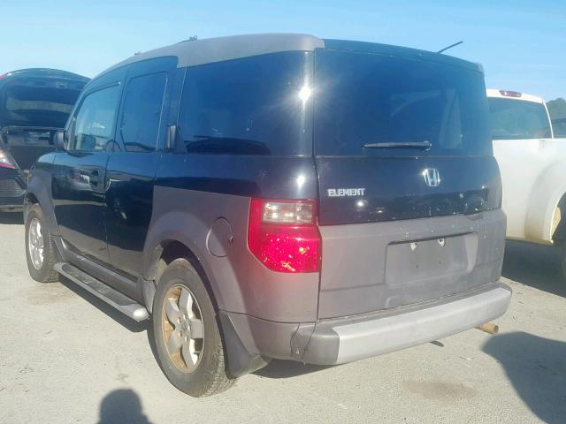 5J6YH28694L015028 - 2004 HONDA ELEMENT EX BLACK photo 3