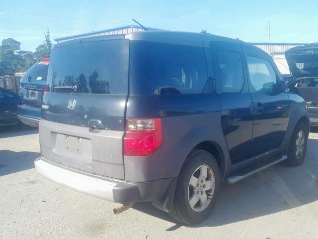 5J6YH28694L015028 - 2004 HONDA ELEMENT EX BLACK photo 4