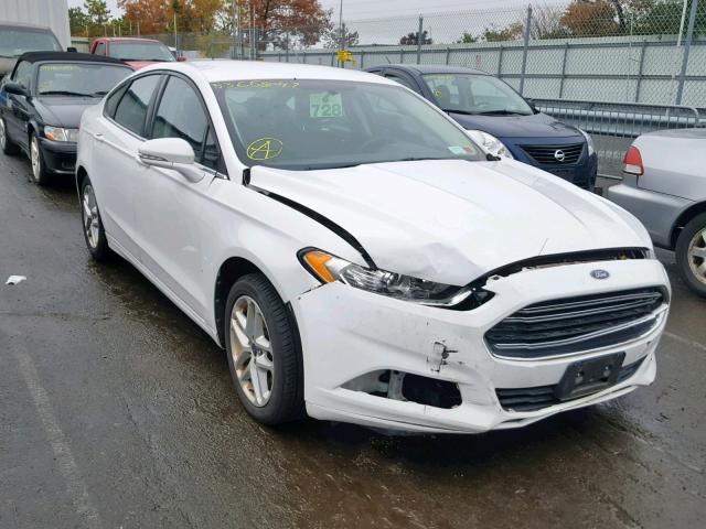 3FA6P0H77DR206113 - 2013 FORD FUSION SE WHITE photo 1