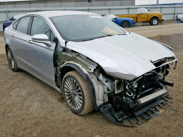 3FA6P0K97ER137130 - 2014 FORD FUSION TIT SILVER photo 1