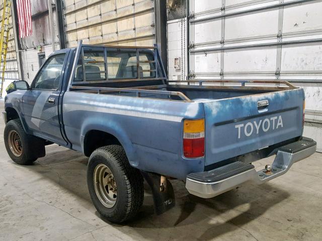 JT4RN01P2K4013364 - 1989 TOYOTA PICKUP 1/2 BLUE photo 3