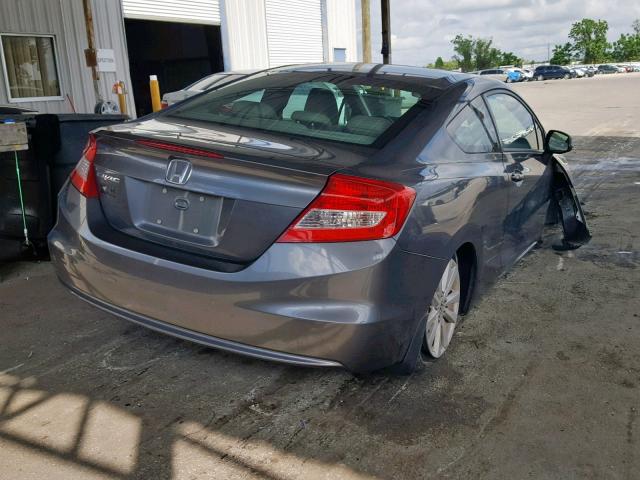 2HGFG3B10CH530094 - 2012 HONDA CIVIC EXL 灰色 照片 4