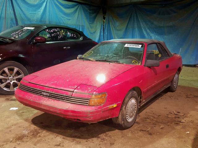 JT5ST62K5K7325864 - 1989 TOYOTA CELICA GT RED photo 2