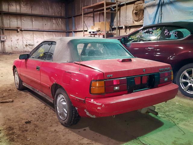 JT5ST62K5K7325864 - 1989 TOYOTA CELICA GT RED photo 3