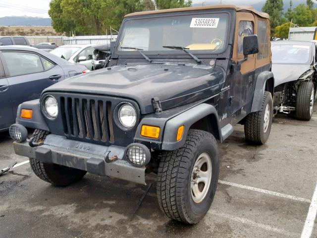 1J4FY29P9WP766737 - 1998 JEEP WRANGLER / BLACK photo 2