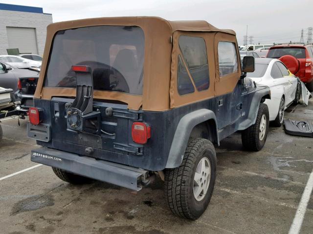 1J4FY29P9WP766737 - 1998 JEEP WRANGLER / BLACK photo 4