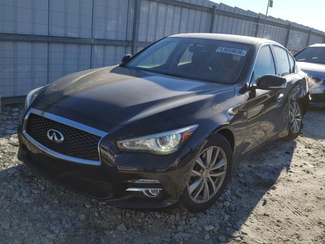 JN1BV7AP9FM353243 - 2015 INFINITI Q50 BASE BLACK photo 2