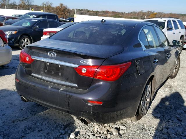 JN1BV7AP9FM353243 - 2015 INFINITI Q50 BASE BLACK photo 4