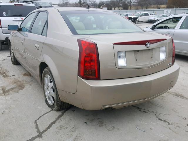 1G6DP577860128043 - 2006 CADILLAC CTS HI FEA GOLD photo 3