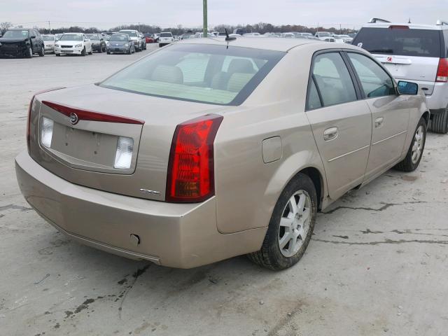 1G6DP577860128043 - 2006 CADILLAC CTS HI FEA GOLD photo 4