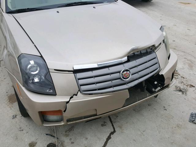 1G6DP577860128043 - 2006 CADILLAC CTS HI FEA GOLD photo 9