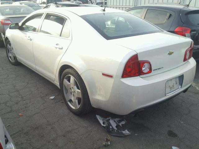 1G1ZD5E75A4127005 - 2010 CHEVROLET MALIBU 2LT WHITE photo 3