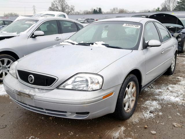 1MEFM50U52G641717 - 2002 MERCURY SABLE GS SILVER photo 2