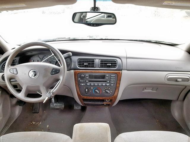 1MEFM50U52G641717 - 2002 MERCURY SABLE GS SILVER photo 9