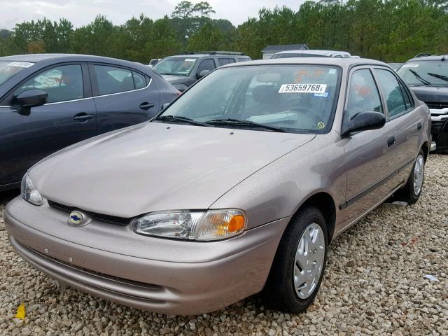 1Y1SK5289WZ416440 - 1998 CHEVROLET GEO PRIZM BEIGE photo 2