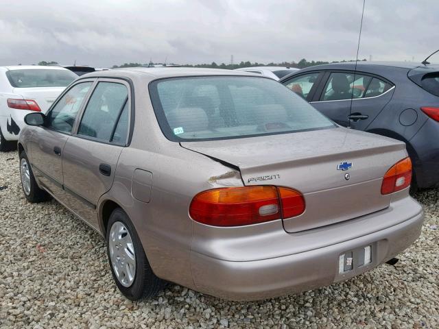 1Y1SK5289WZ416440 - 1998 CHEVROLET GEO PRIZM BEIGE photo 3