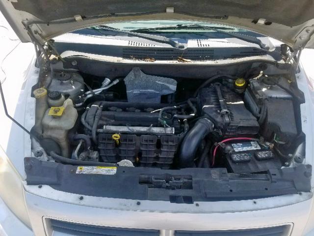 1B3HB28B77D566496 - 2007 DODGE CALIBER SILVER photo 7