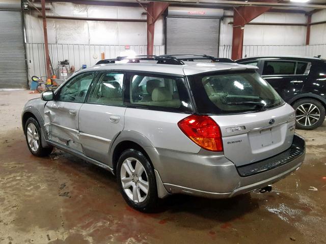 4S4BP85C264336378 - 2006 SUBARU LEGACY OUT SILVER photo 3