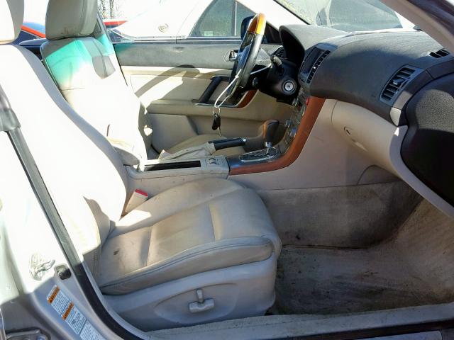 4S4BP85C264336378 - 2006 SUBARU LEGACY OUT SILVER photo 5