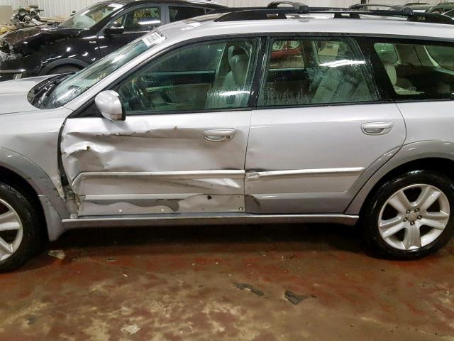 4S4BP85C264336378 - 2006 SUBARU LEGACY OUT SILVER photo 9