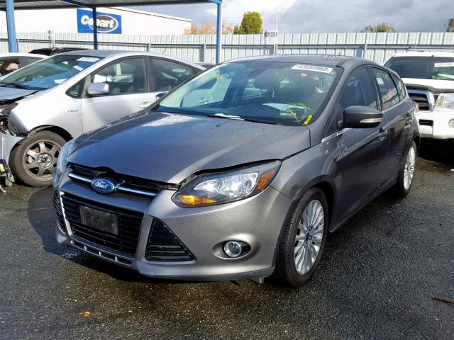 1FAHP3N23CL167665 - 2012 FORD FOCUS TITA CHARCOAL photo 2