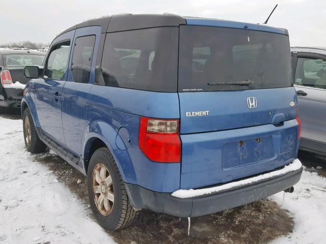 5J6YH27776L015090 - 2006 HONDA ELEMENT EX BLUE photo 3