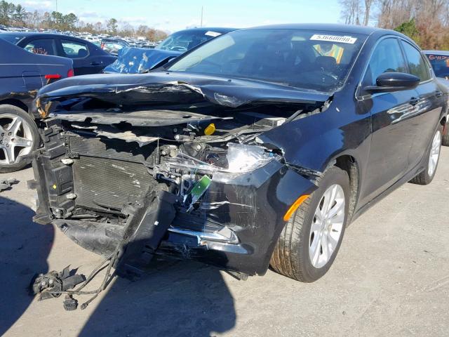 1C3CCCAB7FN657819 - 2015 CHRYSLER 200 LIMITE BLACK photo 2