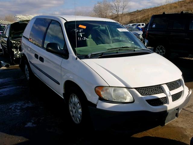 1D4GP21303B292100 - 2003 DODGE CARAVAN C/ WHITE photo 1