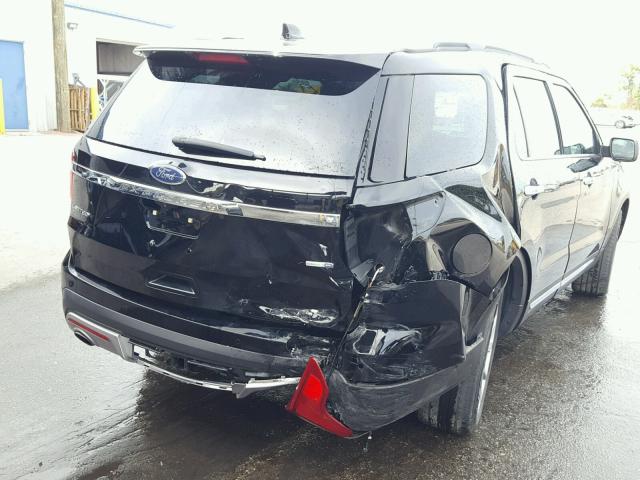 1FM5K8FH9GGB58135 - 2016 FORD EXPLORER L BLACK photo 4