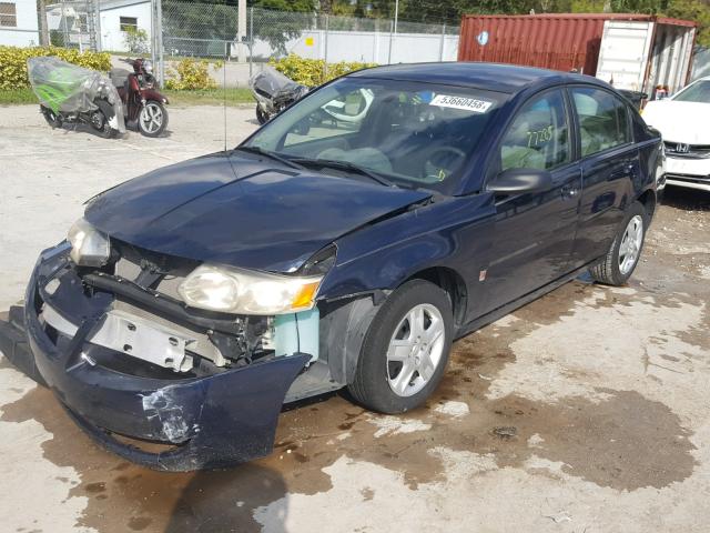 1G8AJ55F97Z196323 - 2007 SATURN ION LEVEL BLUE photo 2