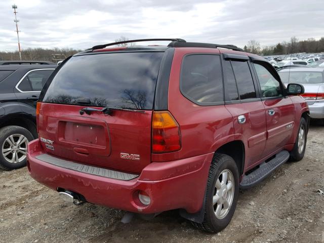 1GKDT13S842365973 - 2004 GMC ENVOY RED photo 4