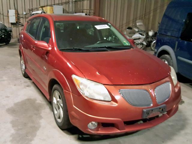 5Y2SL658X6Z438062 - 2006 PONTIAC VIBE RED photo 1