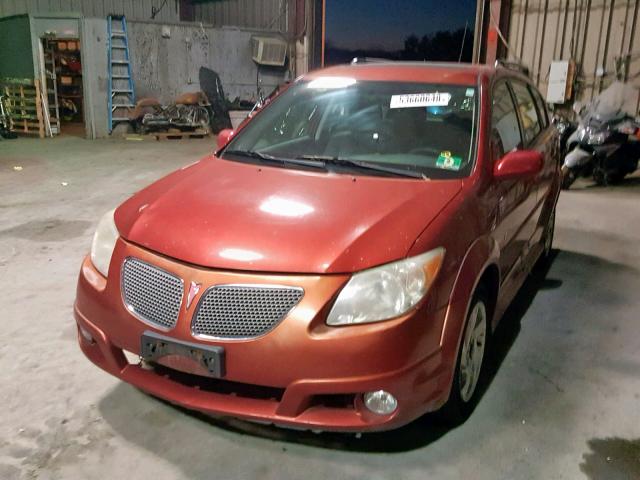 5Y2SL658X6Z438062 - 2006 PONTIAC VIBE RED photo 2