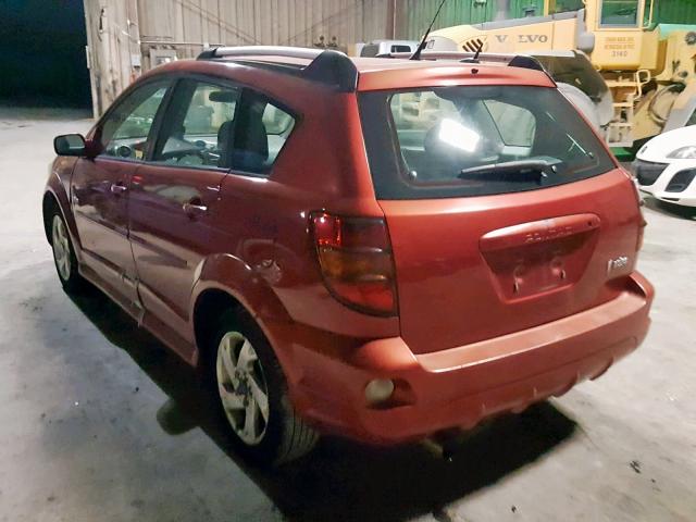 5Y2SL658X6Z438062 - 2006 PONTIAC VIBE RED photo 3