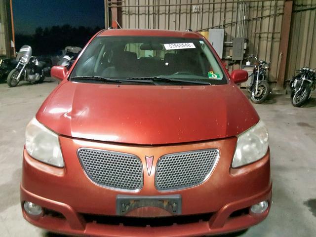 5Y2SL658X6Z438062 - 2006 PONTIAC VIBE RED photo 9